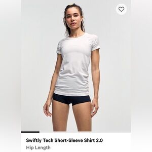 Lululemon swiftly short sleeve shirt – hip length